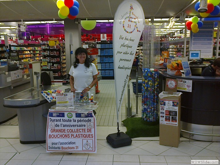 Le stand Solidarité Bouchons 31