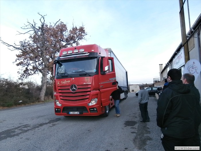 9h15 - La camion arrive