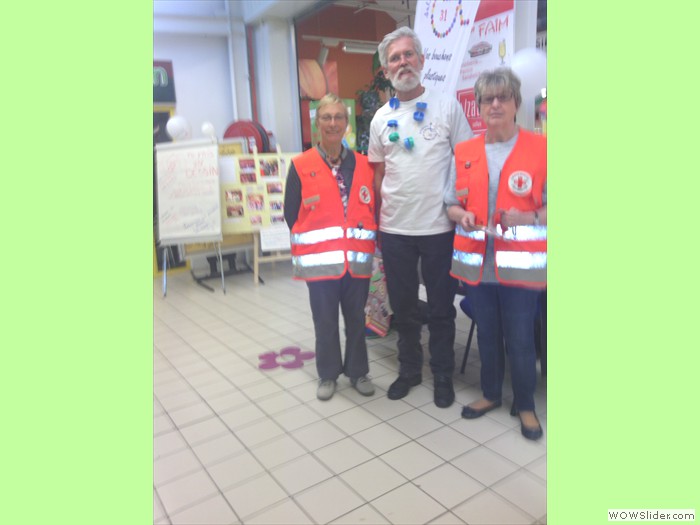 Le magasin soutient également l'unité locale de la Croix Rouge de Carbonne