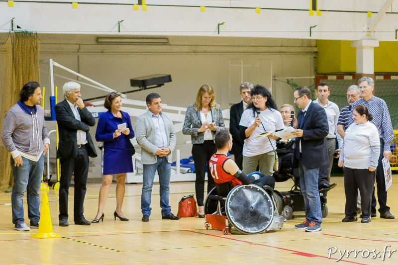 Photo quad rugby Stade Toulousain Handisport