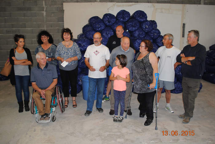 Remise de 3 chèques à Soleil pour Tous, Tolosa Handi Sport et Toulouse Iron Club