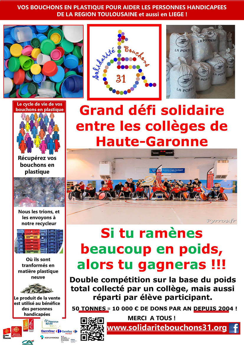 GRAND DEFI SOLIDAIRE entre COLLEGES !!!